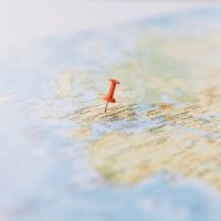 carte avec épingle carte avec épingle