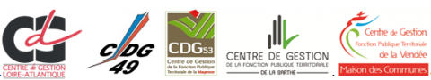 Logos des centres de gestion des Pays de la Loire